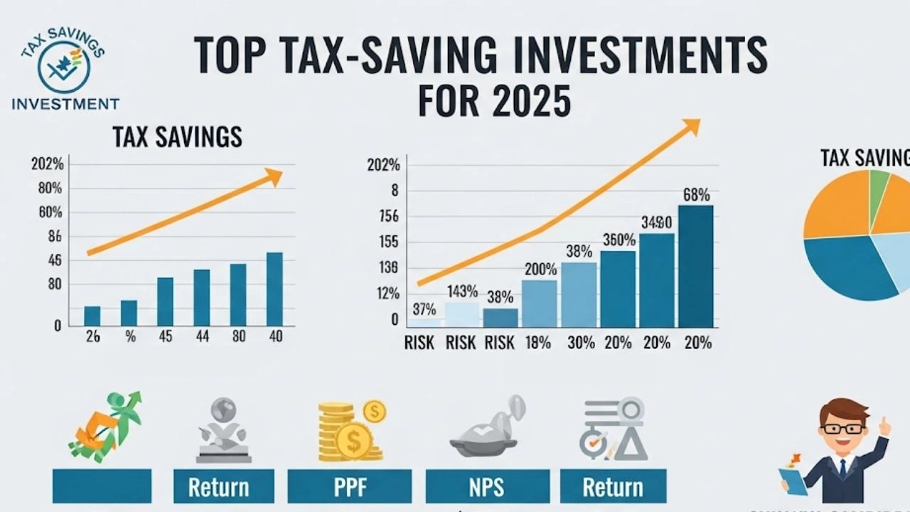 Best Tax Saving Investments in India 2025 – Save Income Tax Under Section 80C