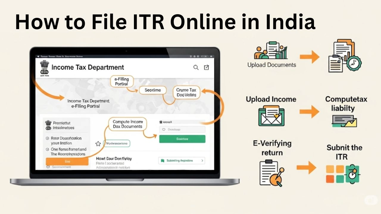 How to File ITR Online in India – Step-by-Step Guide for Salaried Employees (2025)