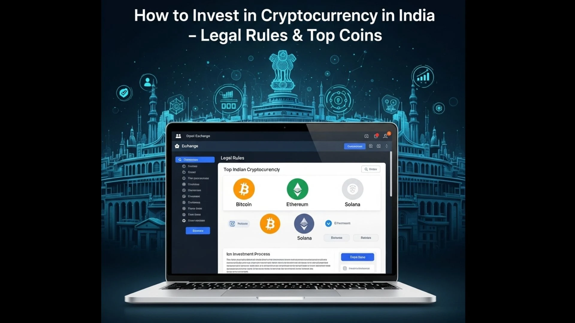 How to Invest in Cryptocurrency in India – Legal Rules &Top Coins